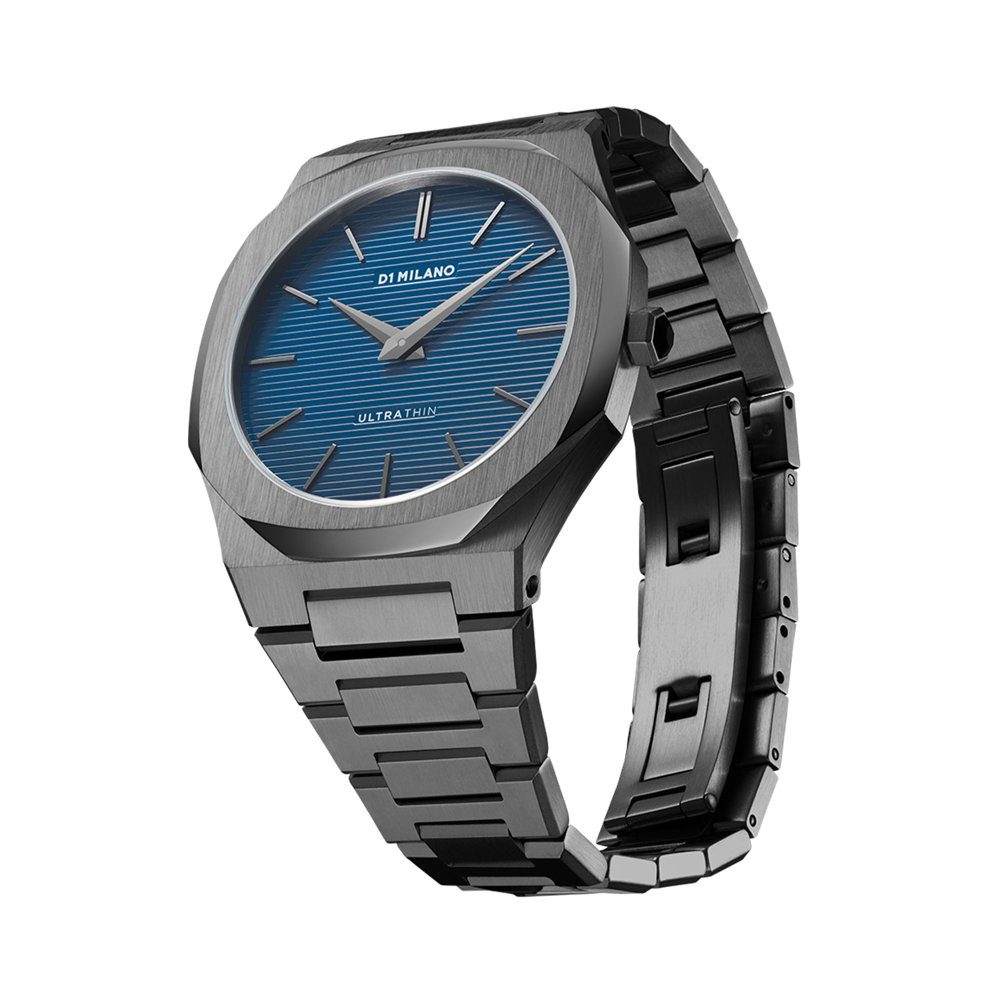 D1 Milano Ultra Slim 40mm Petrol Blue Watch-Quartz Watches-PEROZ Accessories