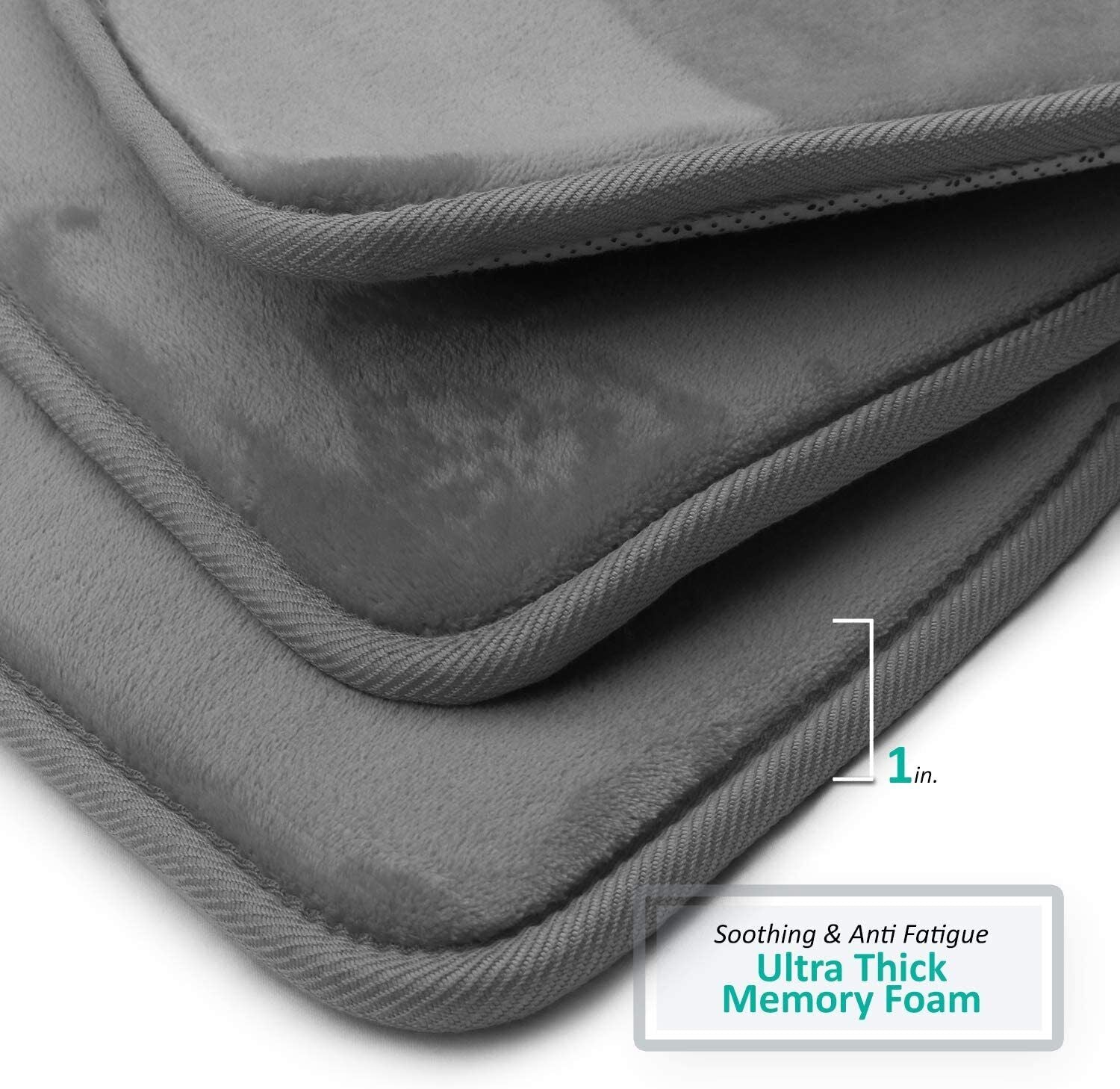 Anyhouz Bath Mat Wine Red Non-Slip Rug Set Bathroom Absorbent Washable Carpet Toilet Accessories-Bathroom Rugs-PEROZ Accessories