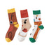 Anysox 3 Pairs One Size 4-5 Multi Holiday Socks Fashion Combed Cotton Gift Party Happy Funny Socks-Socks-PEROZ Accessories