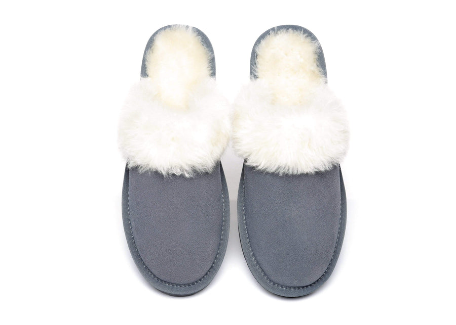 TARRAMARRA Sheepskin Wool Scuff UGG Women Men Slippers-Slippers-PEROZ Accessories