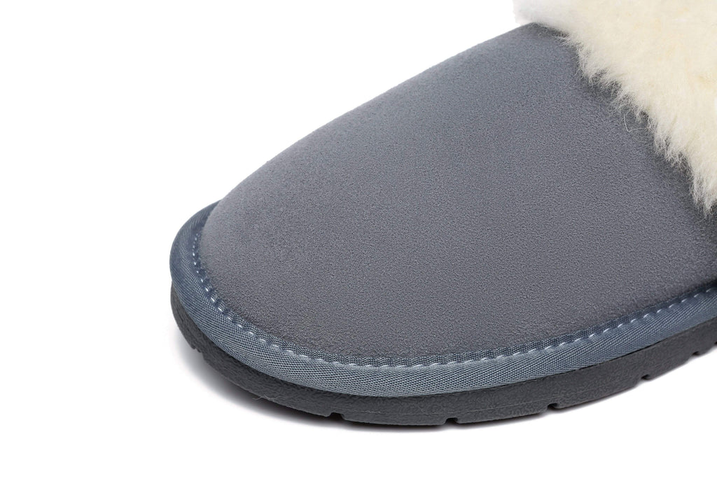 TARRAMARRA Sheepskin Wool Scuff UGG Women Men Slippers-Slippers-PEROZ Accessories