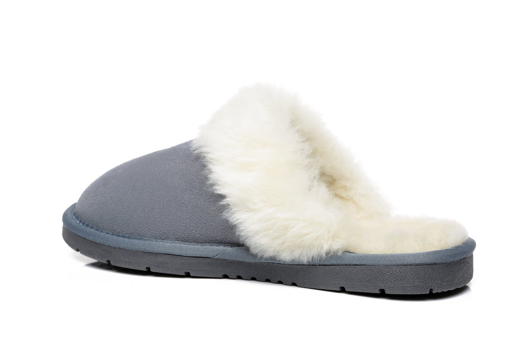 TARRAMARRA Sheepskin Wool Scuff UGG Women Men Slippers-Slippers-PEROZ Accessories