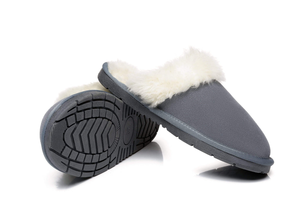 TARRAMARRA Sheepskin Wool Scuff UGG Women Men Slippers-Slippers-PEROZ Accessories