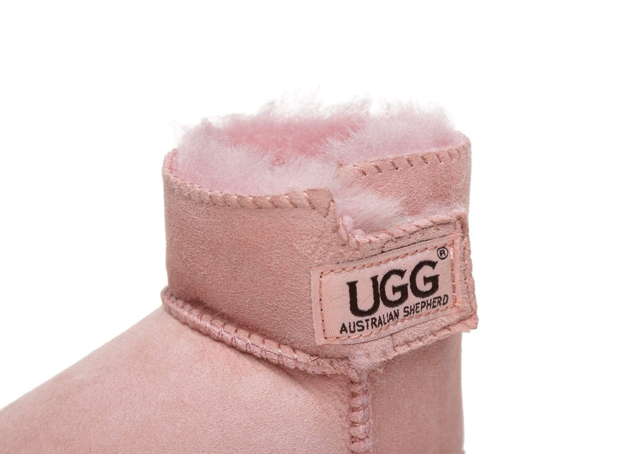 Australian Shepherd UGG Erin Sheepskin Baby Booties Cradle Water Resistant-Kid Boots-PEROZ Accessories