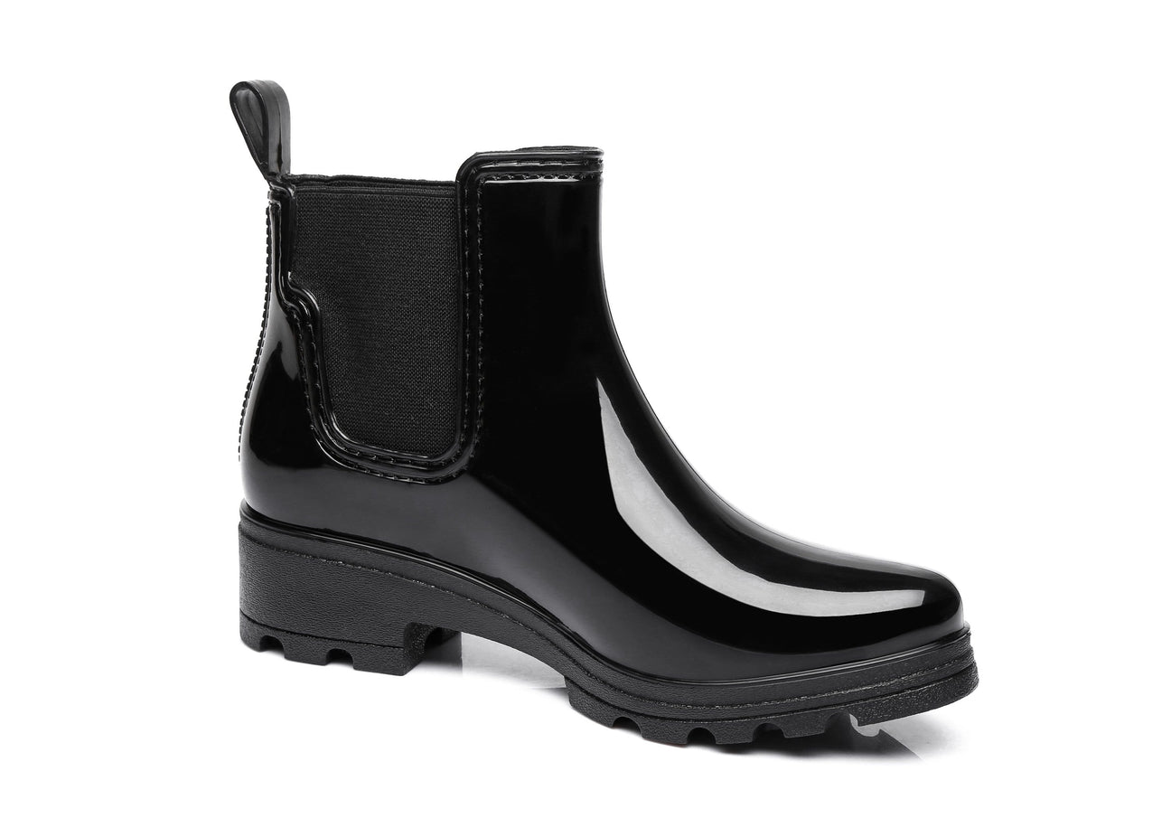 Australian Shepherd Ankle UGG Fashion Rain Boots with wool insole Vivily Gumboots Water Resistant-Boots-PEROZ Accessories
