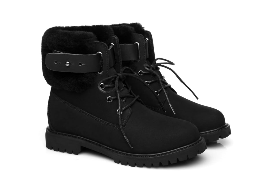 Australian Shepherd Mini UGG Boots Women Mavis Water Repellent-Boots-PEROZ Accessories