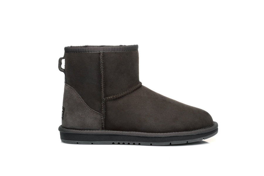 Australian Shepherd Premium Sheepskin Unisex UGG Boots Mini Classic Water Resistant-Boots-PEROZ Accessories
