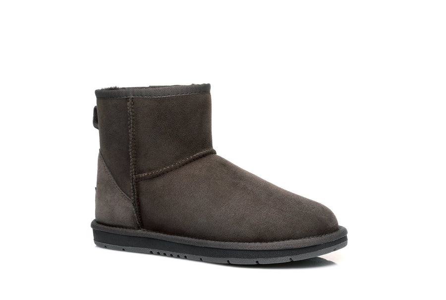 Australian Shepherd Premium Sheepskin Unisex UGG Boots Mini Classic Water Resistant-Boots-PEROZ Accessories