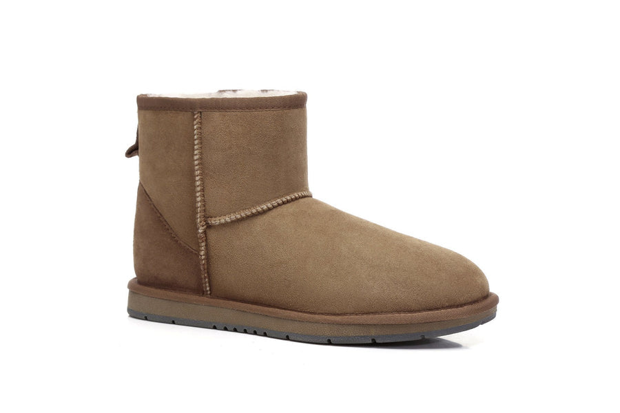 Australian Shepherd Premium Sheepskin Unisex UGG Boots Mini Classic Water Resistant-Boots-PEROZ Accessories