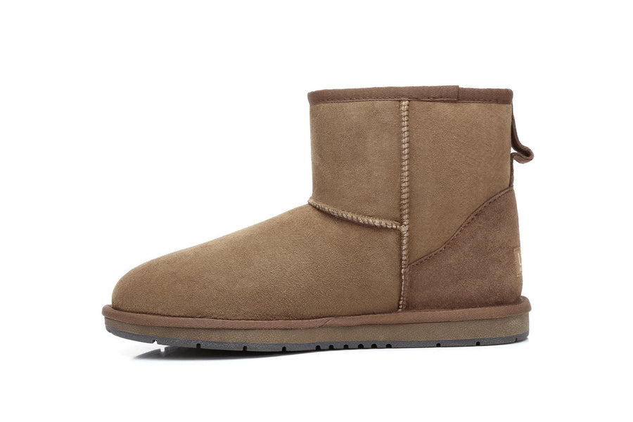 Australian Shepherd Premium Sheepskin Unisex UGG Boots Mini Classic Water Resistant-Boots-PEROZ Accessories