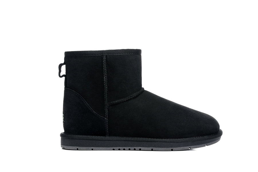 Australian Shepherd Premium Sheepskin Unisex UGG Boots Mini Classic Water Resistant-Boots-PEROZ Accessories