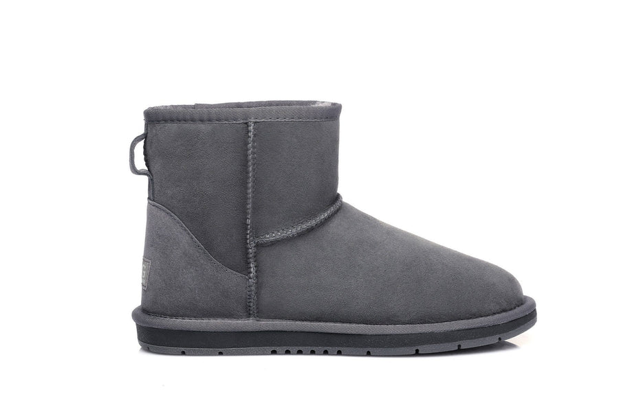 Australian Shepherd Premium Sheepskin Unisex UGG Boots Mini Classic Water Resistant-Boots-PEROZ Accessories