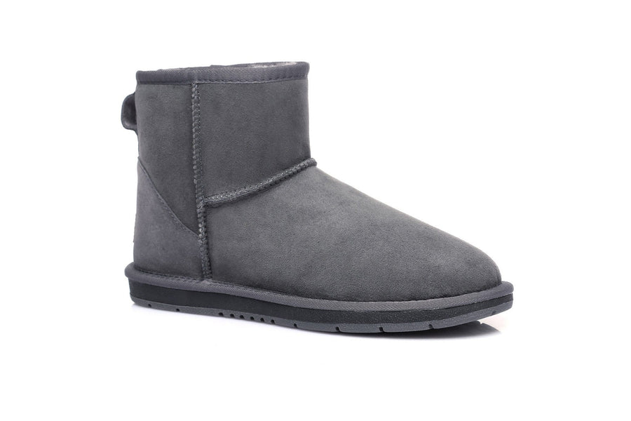 Australian Shepherd Premium Sheepskin Unisex UGG Boots Mini Classic Water Resistant-Boots-PEROZ Accessories