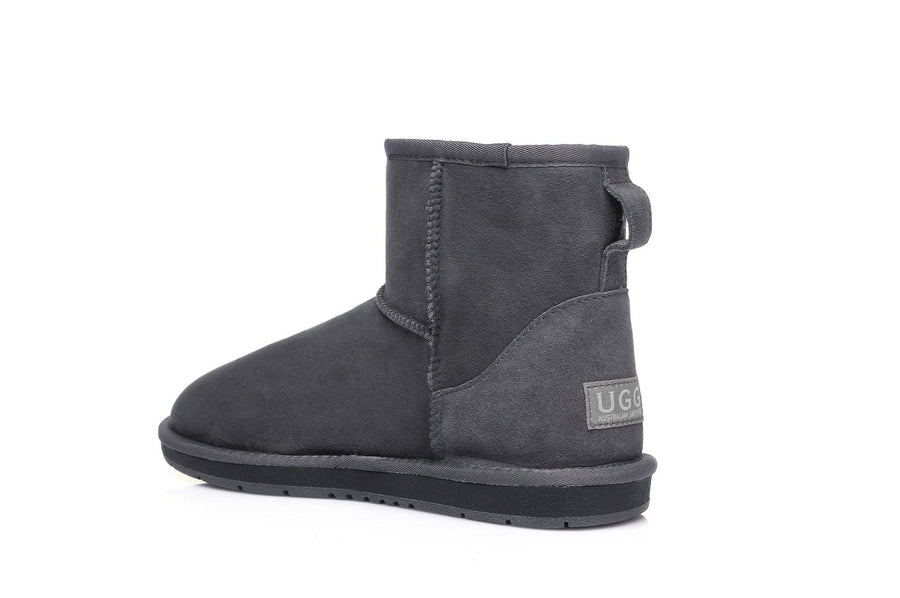 Australian Shepherd Premium Sheepskin Unisex UGG Boots Mini Classic Water Resistant-Boots-PEROZ Accessories