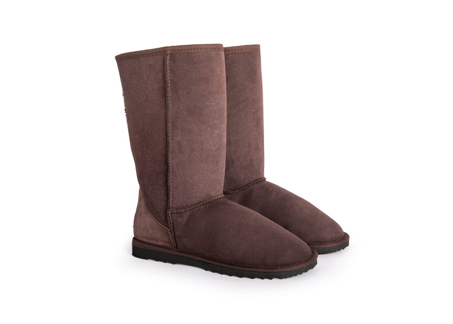 Australian Made Unisex Tall Classic Ugg Boots Australian Shepherd Water Resistant-Boots-PEROZ Accessories