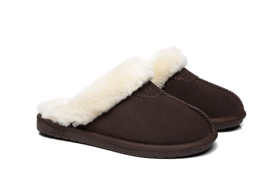 Australian Shepherd Australian Premium Sheepskin Unisex Ugg Slippers-Slippers-PEROZ Accessories