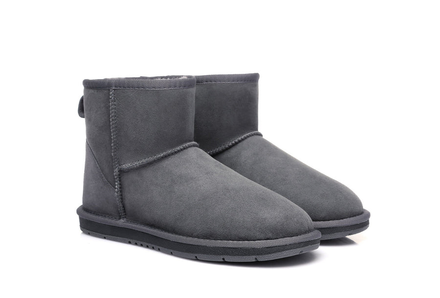 Australian Shepherd Premium Sheepskin Unisex UGG Boots Mini Classic Water Resistant-Boots-PEROZ Accessories