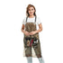 Anyhouz Salon Barber Black Apron 3 Pockets Fashion Cross-back Adjustable Waterproof Ideal for Hair Stylist-Aprons-PEROZ Accessories