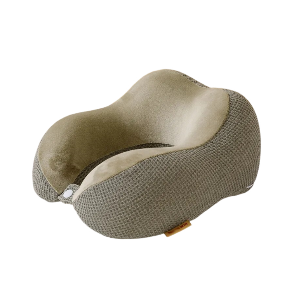 Anypack Neck Pillow Army Green Memory Foam Slow Rebound Comfortable Sleep Headrest-Neck Pillow-PEROZ Accessories