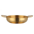 Anygleam Stock Pot Gold-L Stainless Steel HotPot Without Lid Single-Layer Cooking Soup Noodle Sea Food Home Kitchen Restaurant Tools-Pots-PEROZ Accessories