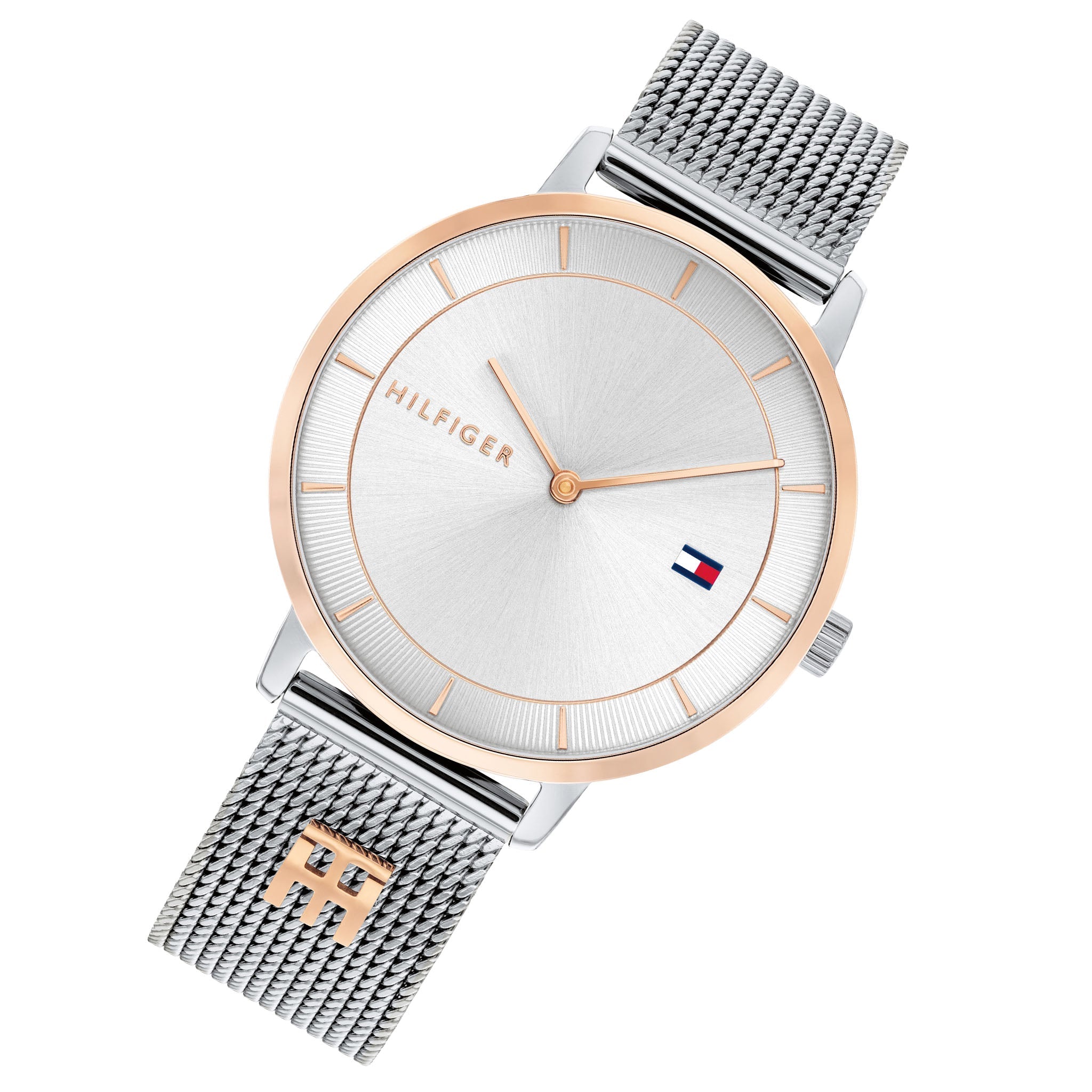 Tommy Hilfiger Stainless Steel White Dial Ladies Watch - 1782288-Quartz Watches-PEROZ Accessories