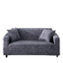 Anyhouz 4 Seater Sofa Cover Marble Gray Style and Protection For Living Room Sofa Chair Elastic Stretchable Slipcover-Slipcovers-PEROZ Accessories