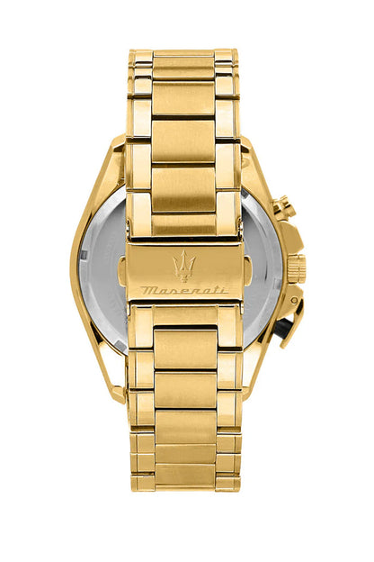 Maserati Traguardo 45mm Chronograph Gold Stainless Steel Strap Watch-PEROZ Accessories