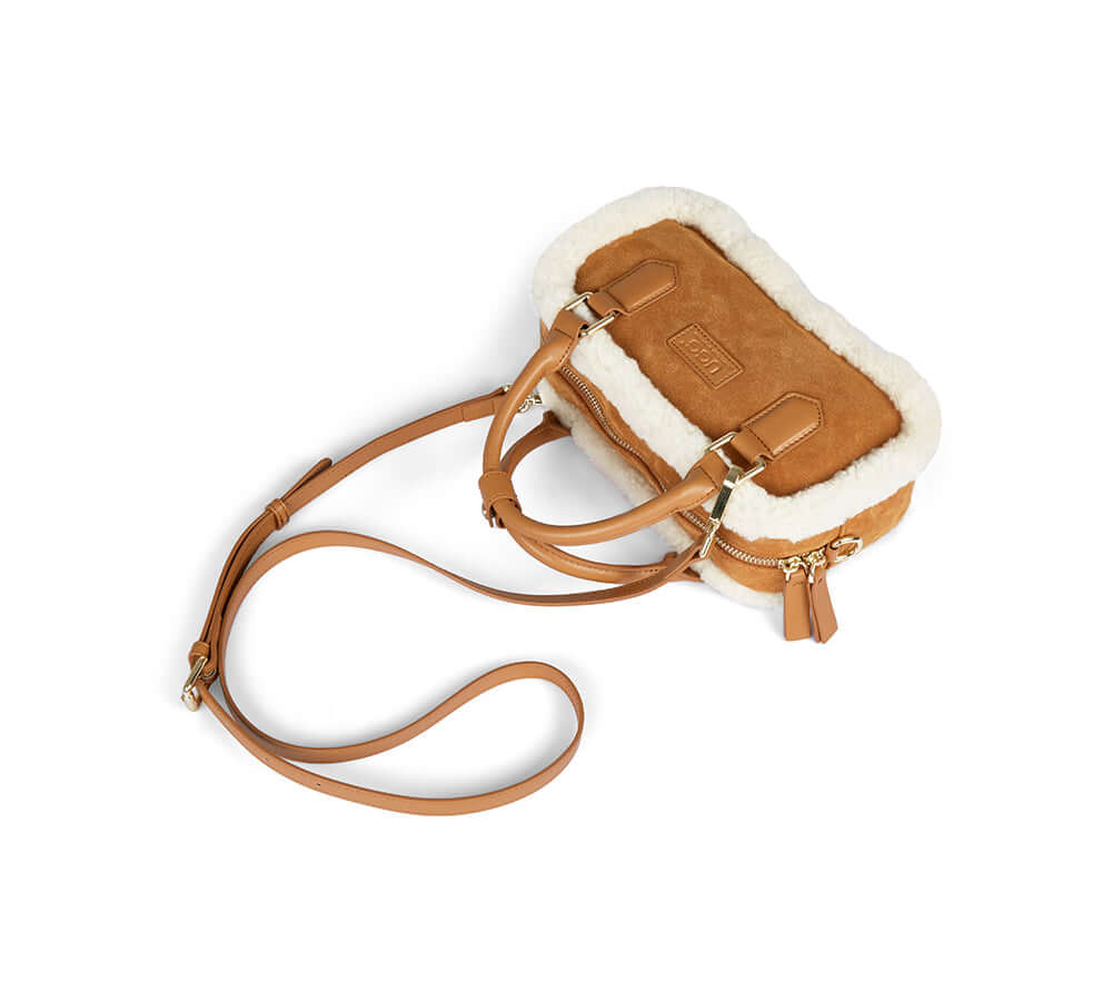 AUSTRALIAN SHEPHERD® Women Hand Carry Adjustable Strap Over Shoulder Zip Shayla Bag-PEROZ Accessories