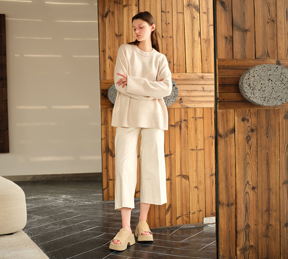 AUSTRALIAN SHEPHERD  Women Chunky Platform Sandals Haive