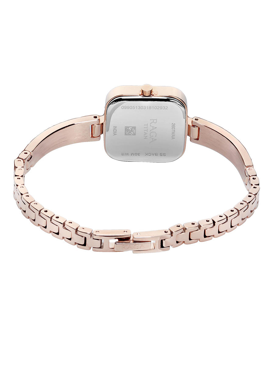 Titan Raga Viva Rose Gold Dial Women Watch With Metal Strap-PEROZ Accessories