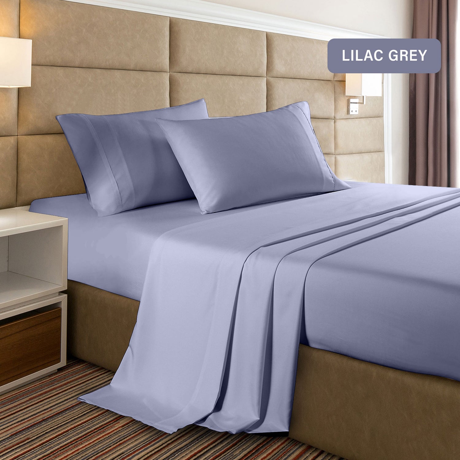 Casa Decor 2000 Thread Count Bamboo Cooling Sheet Set Ultra Soft Bedding-Bed Linen-PEROZ Accessories