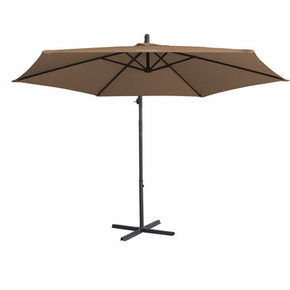 Milano Outdoor 3 Metre Cantilever Umbrella UV Sunshade Garden Patio Deck-Outdoor Umbrellas-PEROZ Accessories