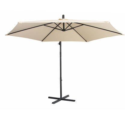 Milano Outdoor 3 Metre Cantilever Umbrella UV Sunshade Garden Patio Deck-Outdoor Umbrellas-PEROZ Accessories