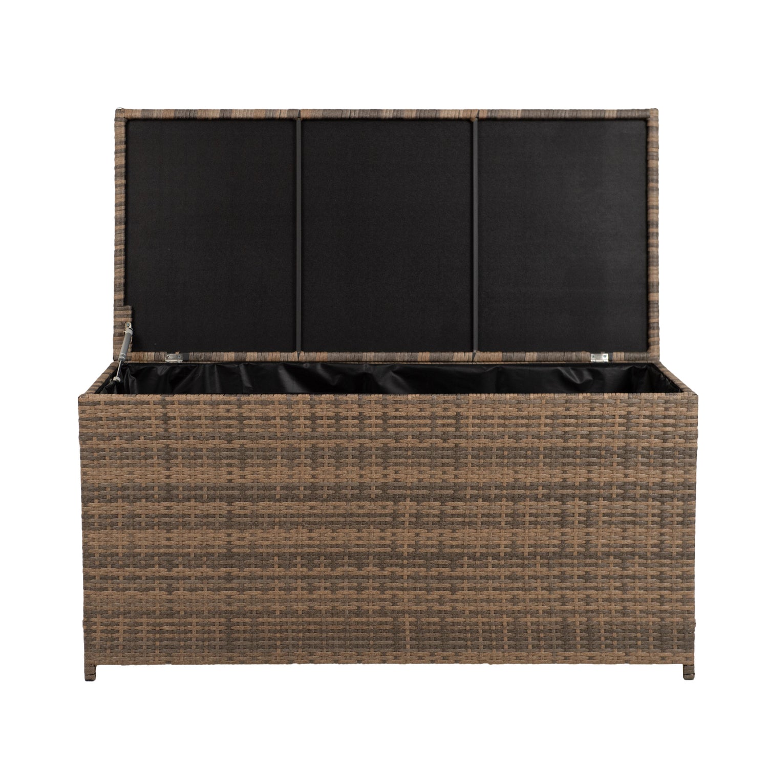 Arcadia Furniture Outdoor Rattan Storage Box Garden Toy Tools Shed UV Resistant-Storage Chests &amp; Ottomans-PEROZ Accessories