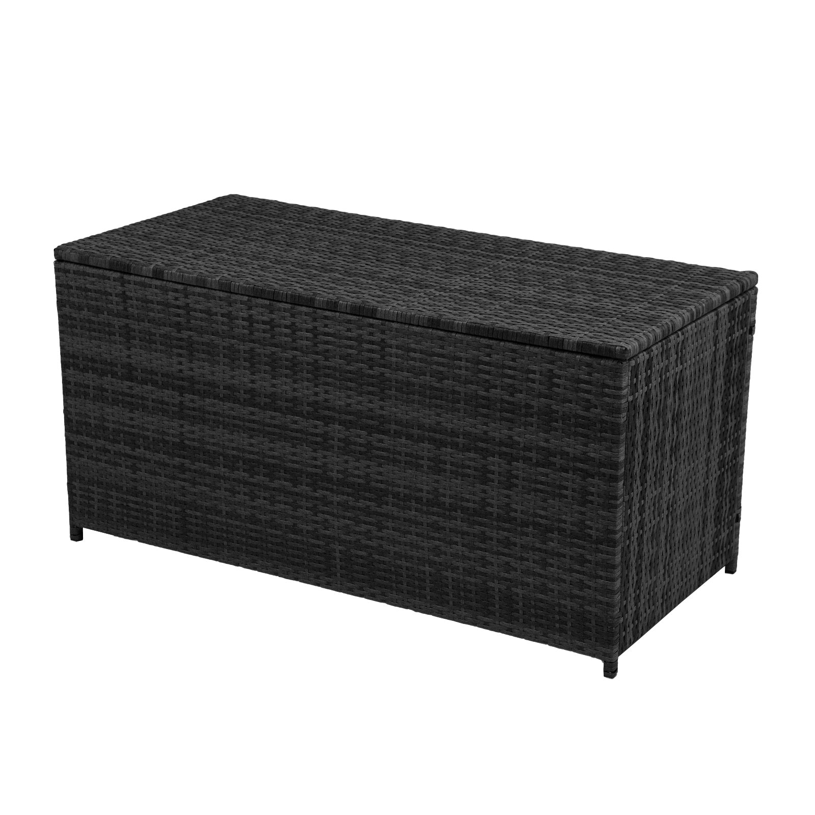 Arcadia Furniture Outdoor Rattan Storage Box Garden Toy Tools Shed UV Resistant-Storage Chests &amp; Ottomans-PEROZ Accessories