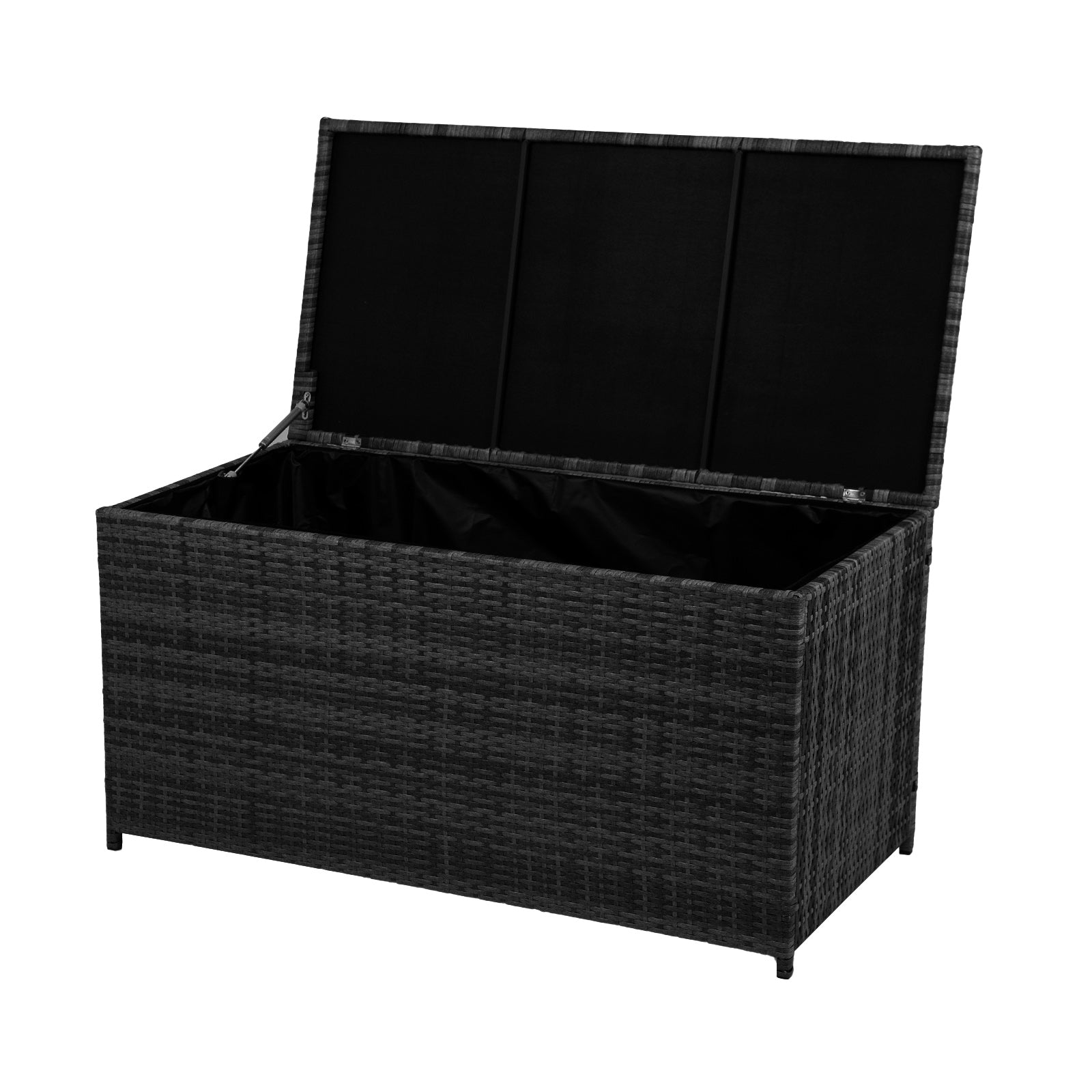 Arcadia Furniture Outdoor Rattan Storage Box Garden Toy Tools Shed UV Resistant-Storage Chests &amp; Ottomans-PEROZ Accessories