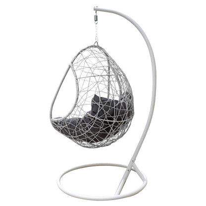 Arcadia Furniture Rocking Egg Chair Swing Lounge Hammock Pod Wicker Curved-Outdoor Chairs &amp; Lounges-PEROZ Accessories