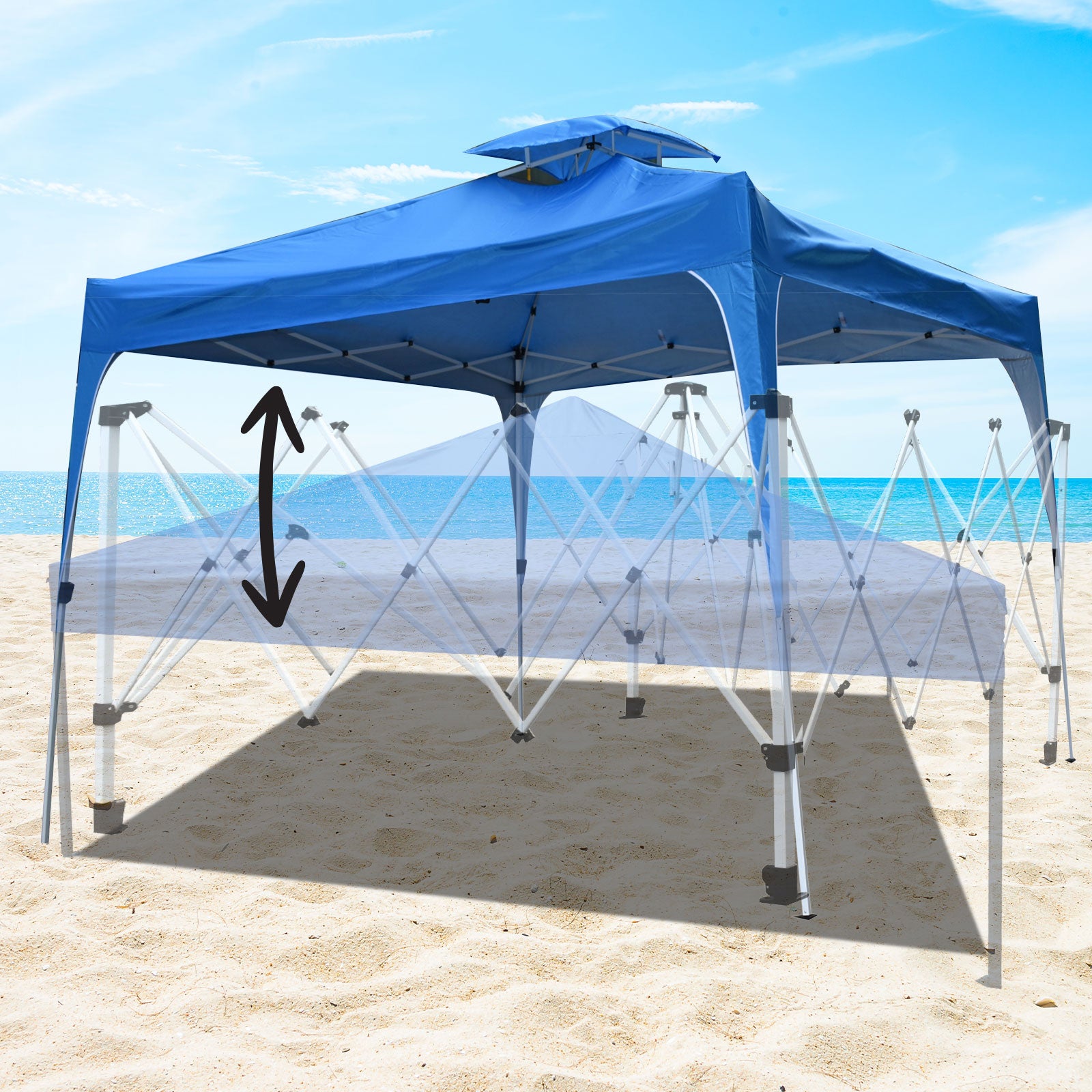 Arcadia Furniture 3M x 3M Outdoor Folding Tent-Tents &amp; Shelters-PEROZ Accessories