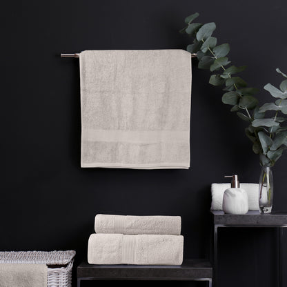 Royal Comfort 5 Piece Cotton Bamboo Towel Set 450GSM Luxurious Absorbent Plush-Towels-PEROZ Accessories