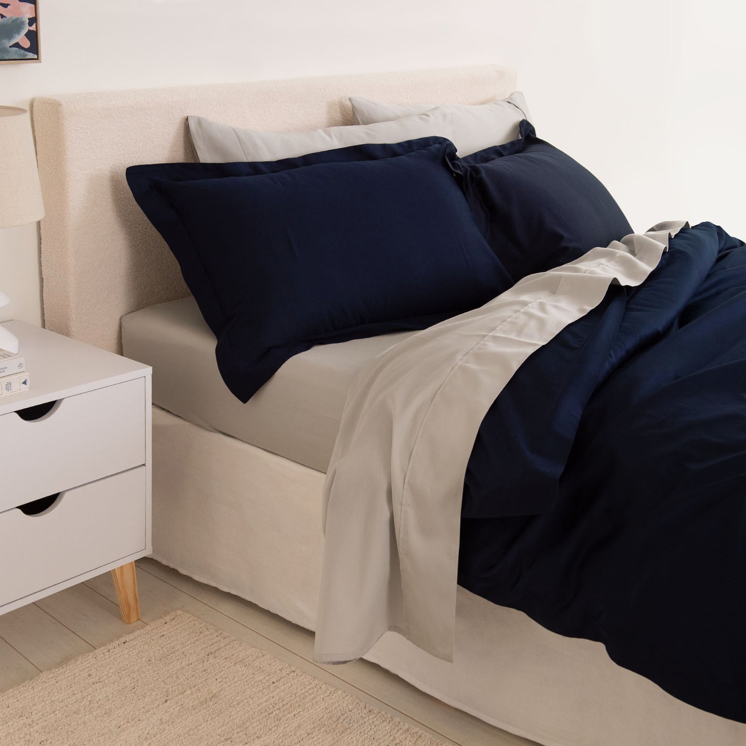 Balmain 1000 Thread Count Hotel Grade Bamboo Cotton Quilt Cover Pillowcases Set-Bed Linen-PEROZ Accessories