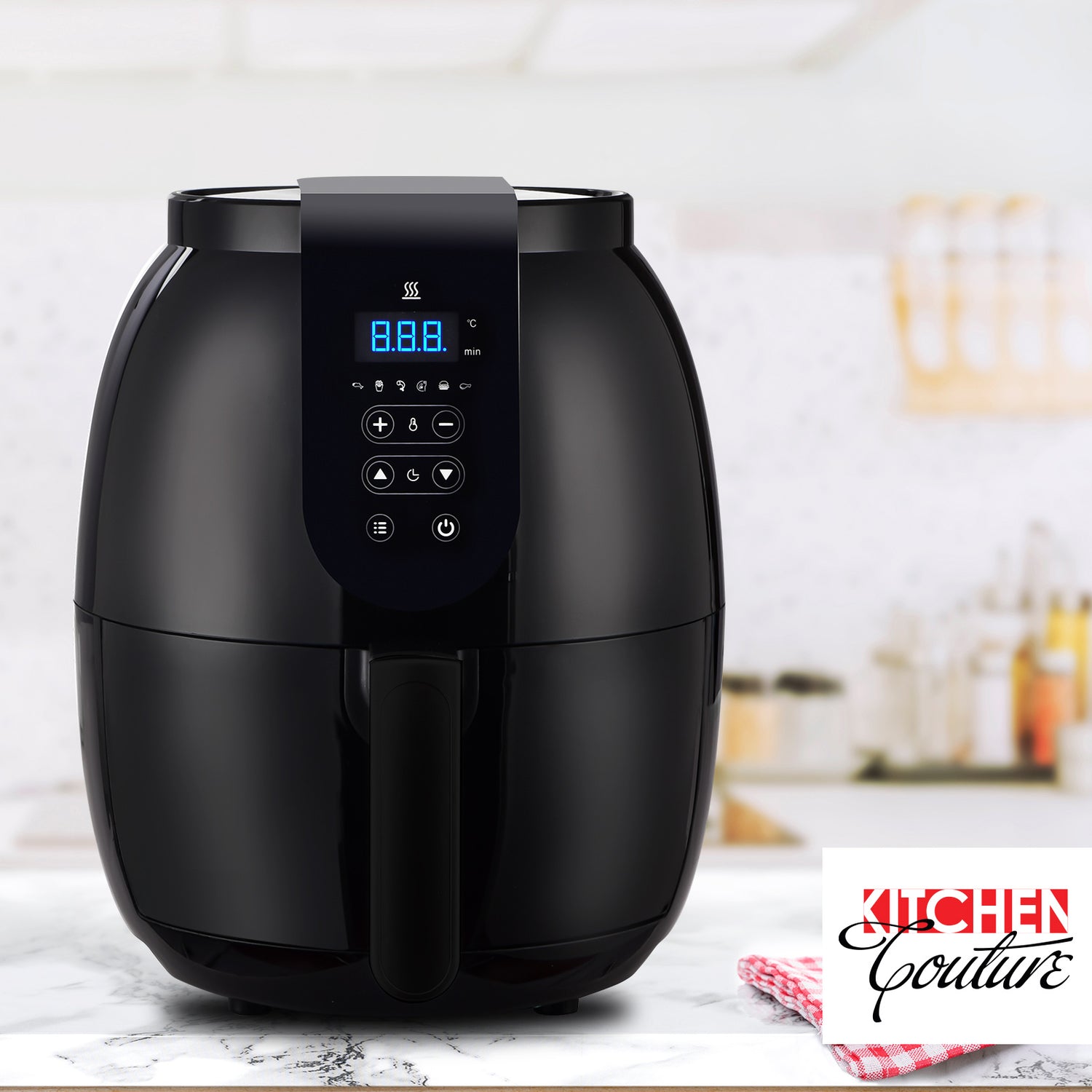 Kitchen Couture 3.5 Litre Digital Display Air Fryer Oil Free Cooking-Small Kitchen Appliances-PEROZ Accessories