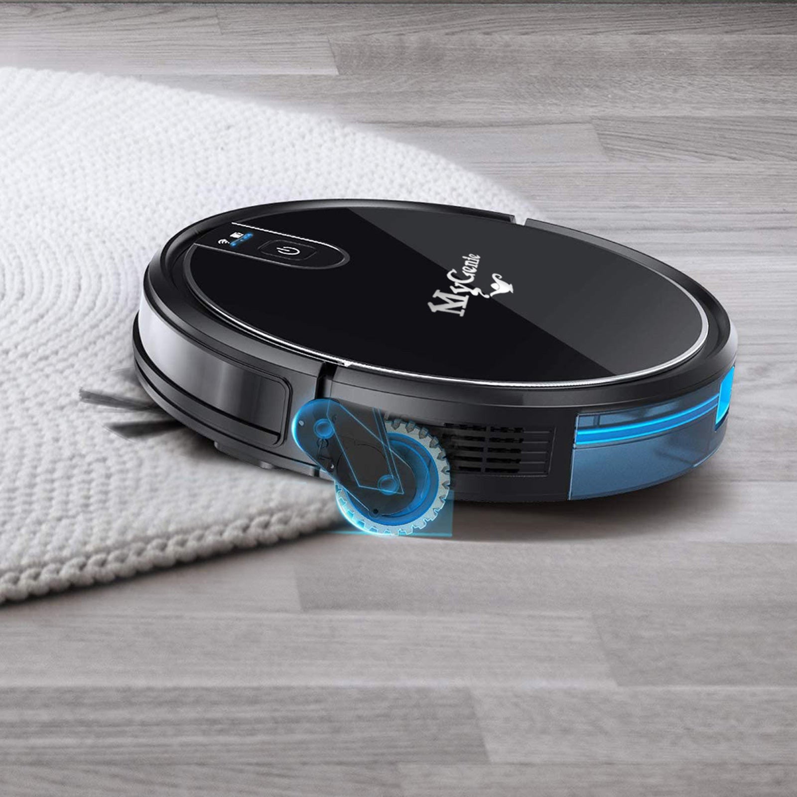 MyGenie XSonic Wifi Pro Robotic Vacuum Cleaner Carpet Wet Dry Mopping-Small Home Appliances-PEROZ Accessories