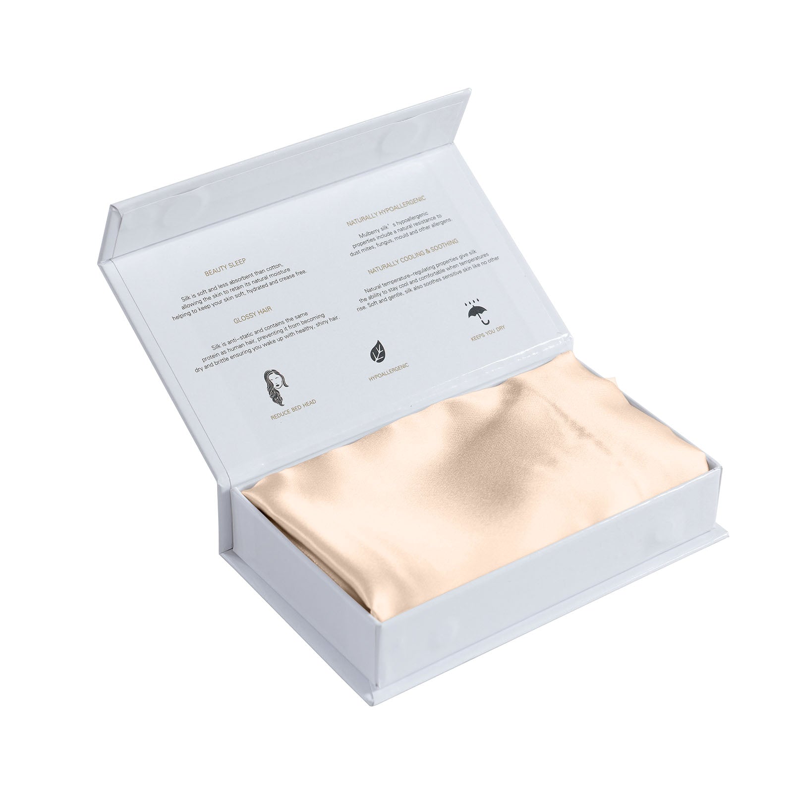 Royal Comfort Mulberry Soft Silk Hypoallergenic Pillowcase Twin Pack-Bed Linen-PEROZ Accessories
