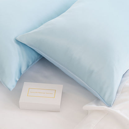 Royal Comfort Mulberry Soft Silk Hypoallergenic Pillowcase Twin Pack-Bed Linen-PEROZ Accessories