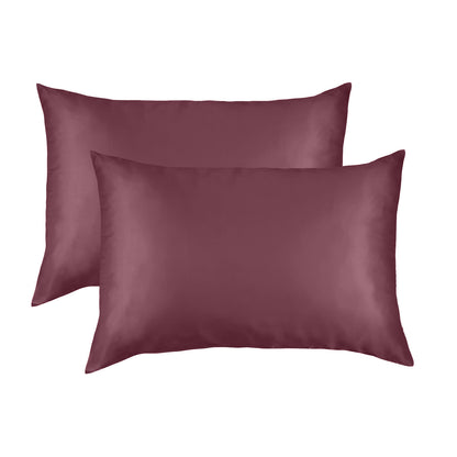 Royal Comfort Mulberry Soft Silk Hypoallergenic Pillowcase Twin Pack-Bed Linen-PEROZ Accessories