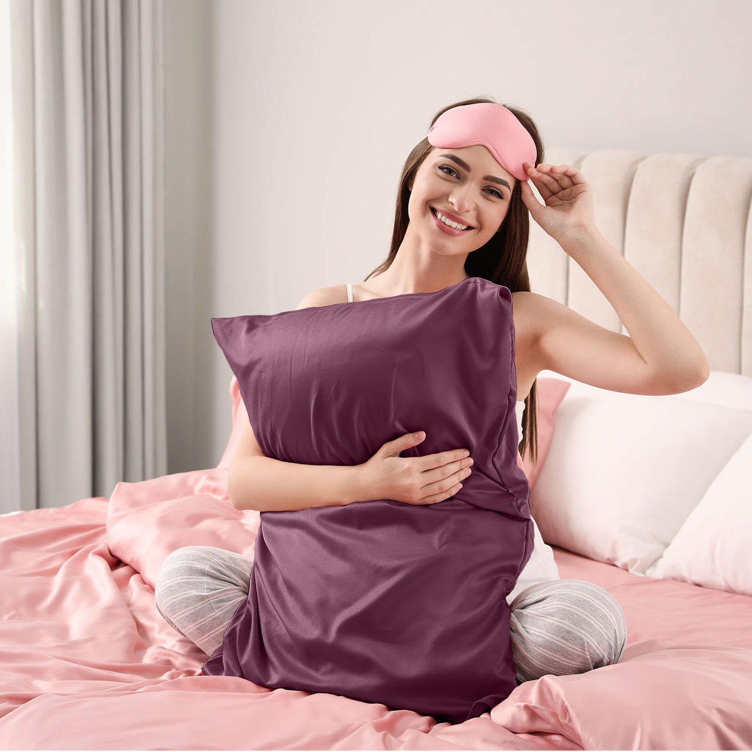 Royal Comfort Pure Silk Pillow Case 100% Mulberry Silk Hypoallergenic Pillowcase-Bed Linen-PEROZ Accessories