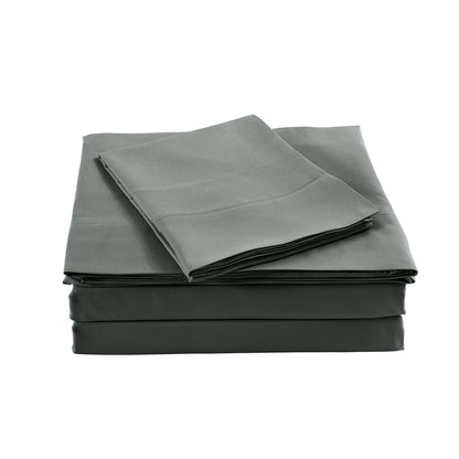 Royal Comfort Bamboo Blended Sheet &amp; Pillowcases Set 1000TC Ultra Soft Bedding-Bed Linen-PEROZ Accessories