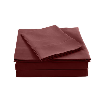 Royal Comfort Bamboo Blended Sheet &amp; Pillowcases Set 1000TC Ultra Soft Bedding-Bed Linen-PEROZ Accessories