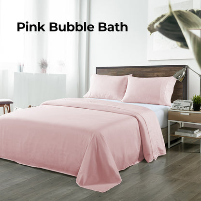 Royal Comfort Bamboo Blended Sheet &amp; Pillowcases Set 1000TC Ultra Soft Bedding-Bed Linen-PEROZ Accessories