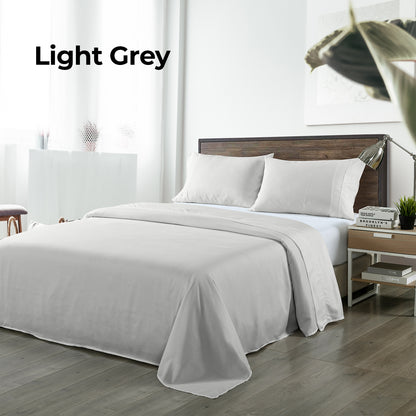 Royal Comfort Bamboo Blended Sheet &amp; Pillowcases Set 1000TC Ultra Soft Bedding-Bed Linen-PEROZ Accessories